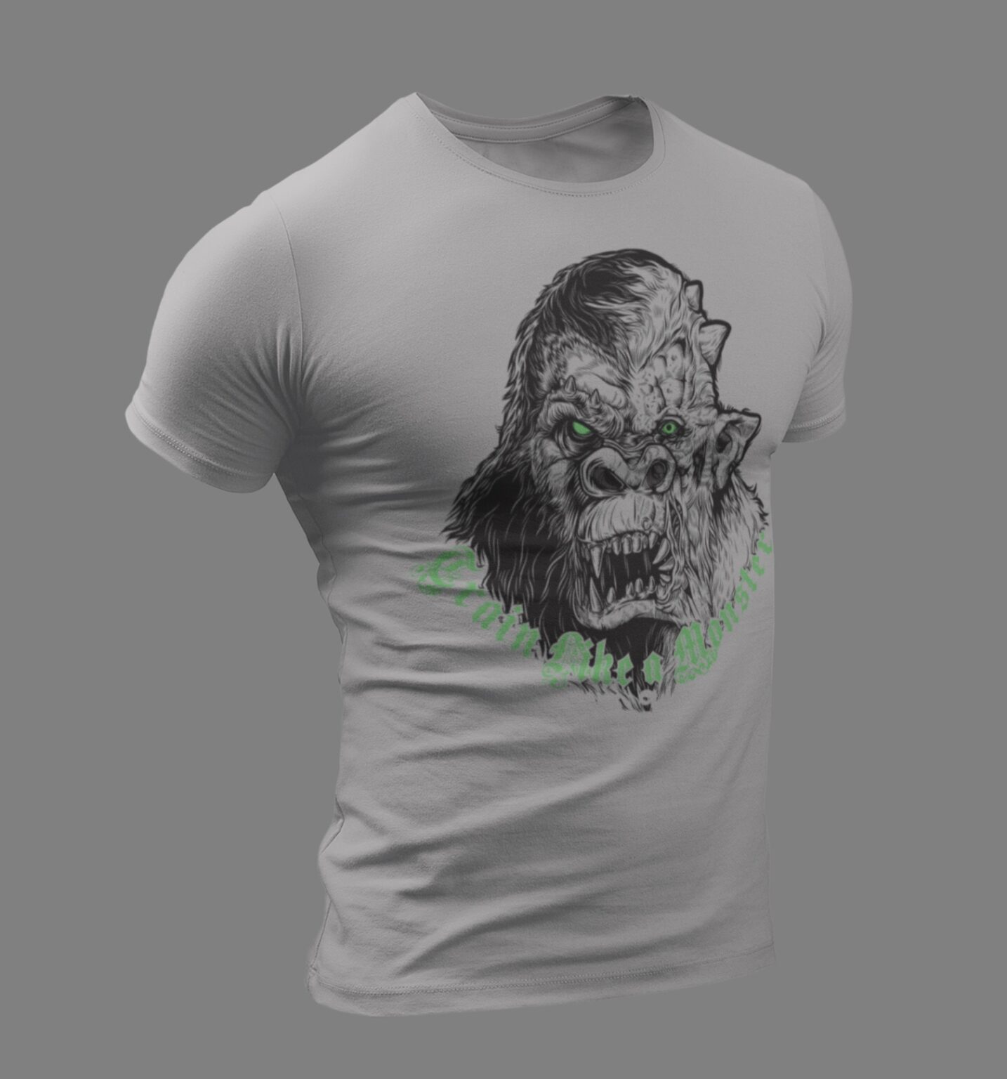 SBG Ireland War Wear Monster T-shirt - Slate Grey